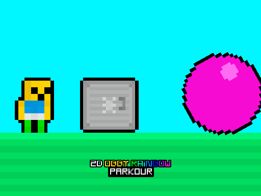 2d Obby Rainbo Parkour গেম