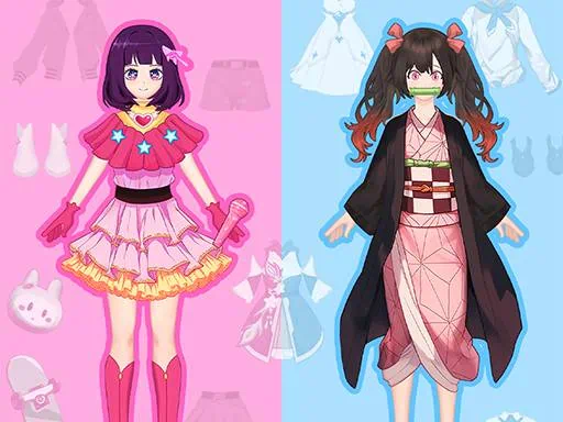 এনিমে ডল Diy Cosplay গার্ল গেম
