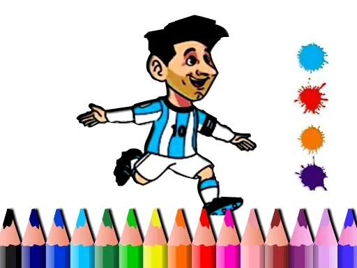 বিটিএস মেসি কালারিং বুক গেম