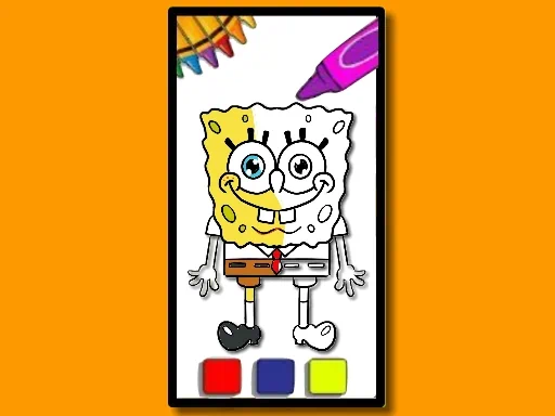 Spongebob কালারিং অ্যাডভেঞ্চার গেম