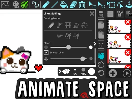 Animate.space: অ্যানিমেটেড Gif তৈরি করুন! খেলা কভার ছবি